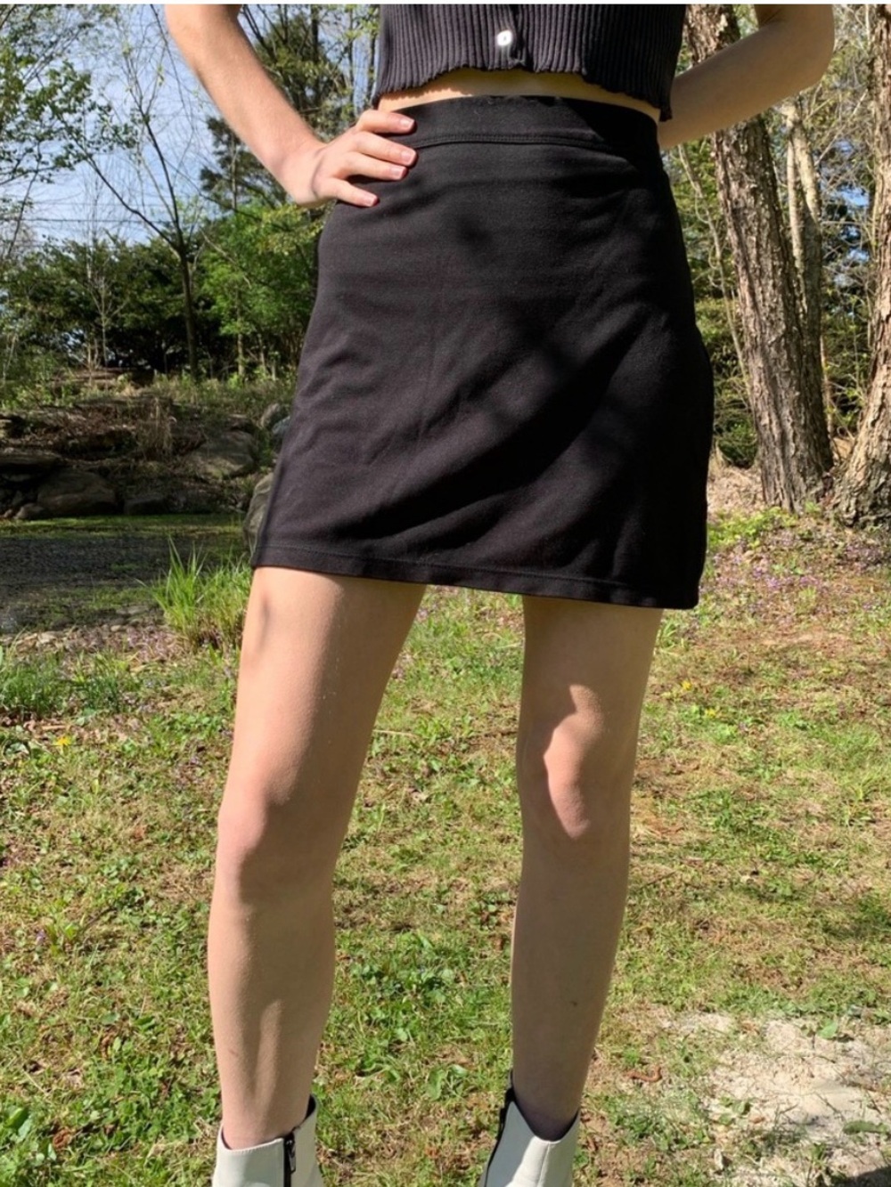 Max Studio Black Mini Pencil Skirt SZ XS
